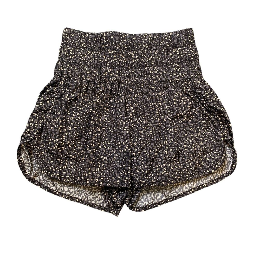 FP Movement Shorts Women S Small Multi Way Home Floral Smocked Waist Free People
